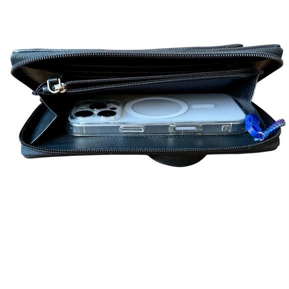 Myra leather cowhide fur crossbody shoulder bag wallet new with tags - Picture 4 of 14